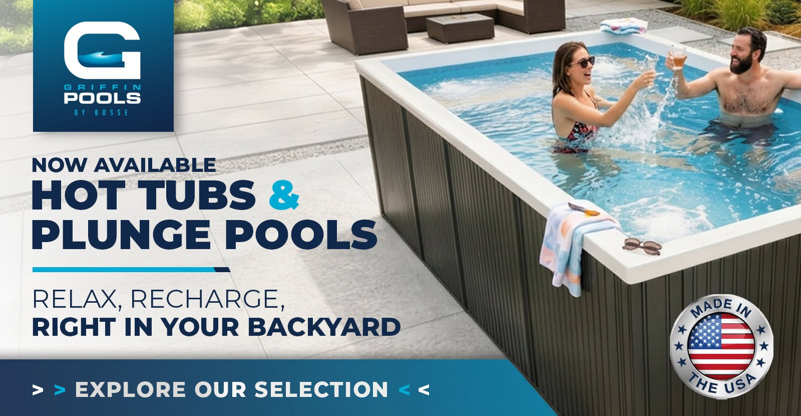 Griffin Pools Now Offers Hot Tubs & Plunge Pools